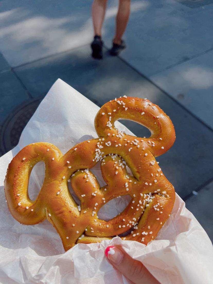 Mickey-shaped Pretzel